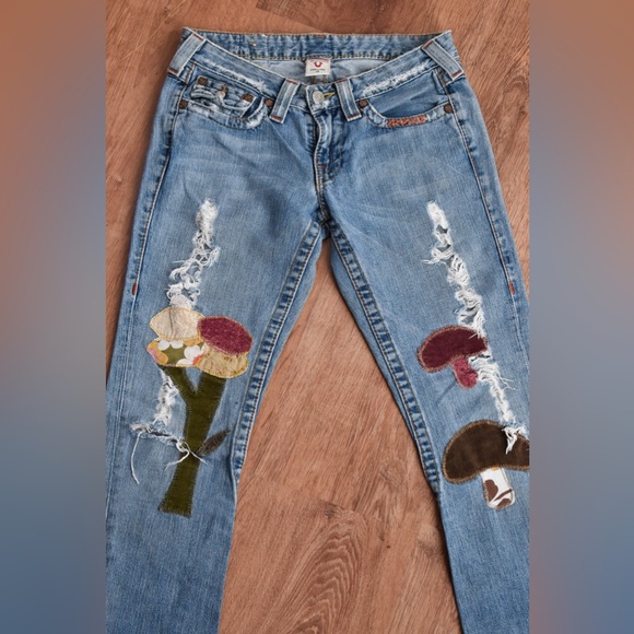 True Religion Y2K Ashbury Patchwork Jeans - Picture 5 of 13